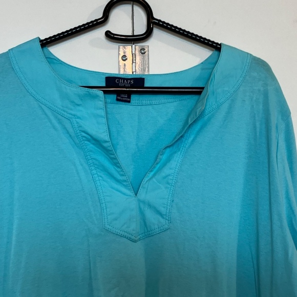 💲⬇️ Chaps Women's Tunic Blouse Top - Picture 2 of 6